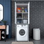 Hanah Home Armario para Lavadora Blanco